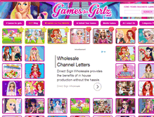 Tablet Screenshot of gamesforgirlz.net